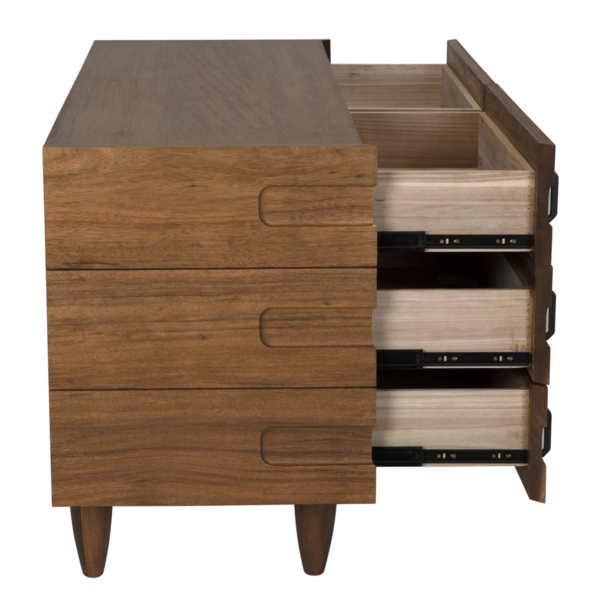 Rustic sideboard with drawers, profile