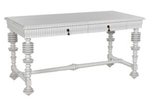 Portuguese Desk, Small, Solid White