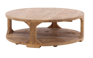 48″ Round Emil Wood Coffee Table