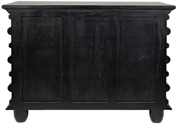 Black small dresser from Noir, back