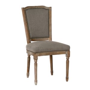 Arras Wood and Linen Dining Chair (Set of 2)