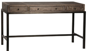 54″ Bryanston Metal and Wood Desk