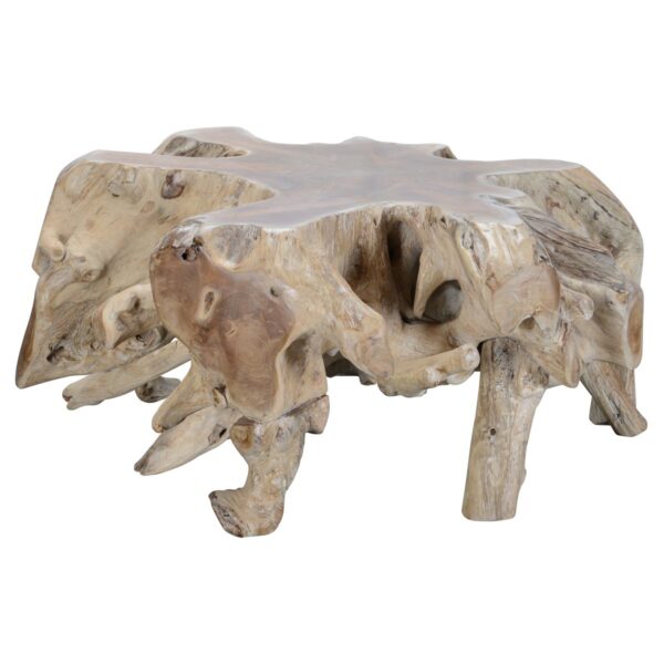 Tree root coffee table natural color
