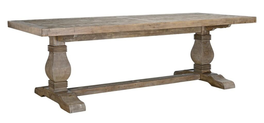 94″ Reclaimed Pine Trestle Dining Table