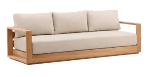 Darlene Outdoor Sofa in Sand Fabric