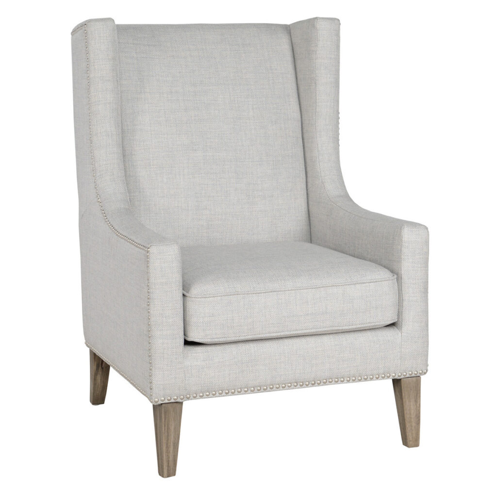 Erie Gray Upholstered Club Chair, Set of 2