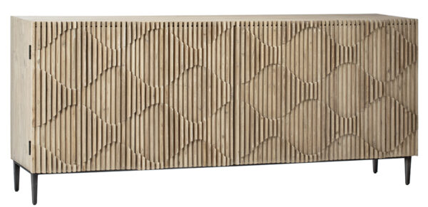 light natural wood sideboard
