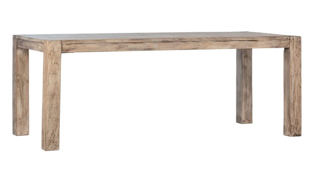 79″ Reclaimed Pine Parson Dining Table