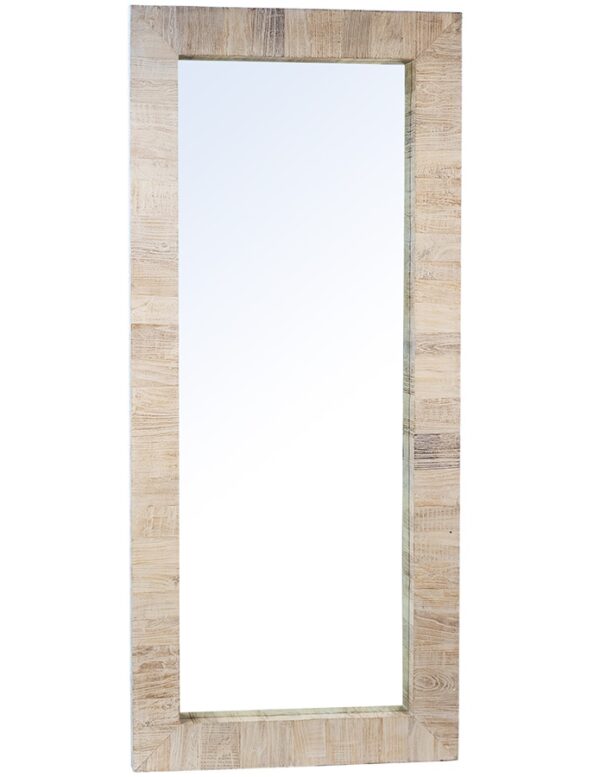 natural reclaimed wood mirror