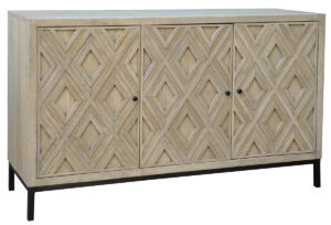 60″ Hilario Reclaimed Wood and Iron Sideboard
