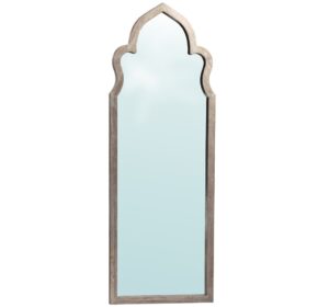87″ Maroc Grey Oak Floor Mirror