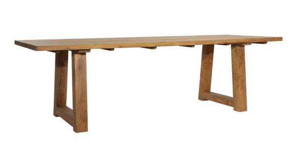 Large teak dining table for outdoor