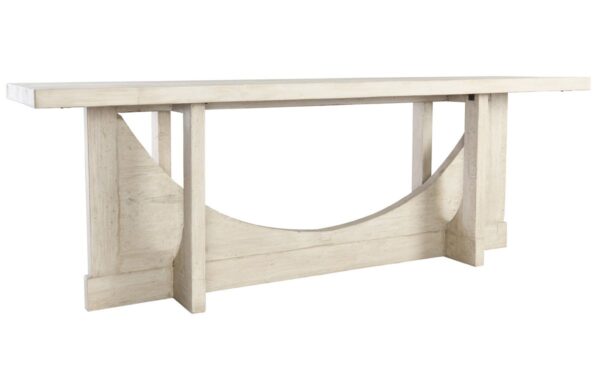 white wash wood gathering table