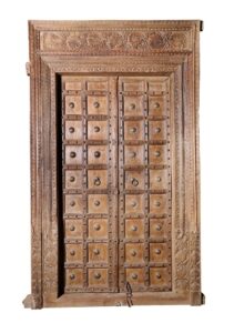 Functional Vintage Indian Teak Doors