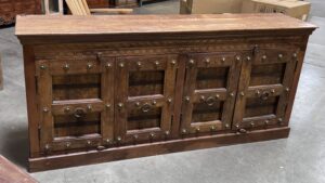 Teak Sideboard with Antique Indian Doors