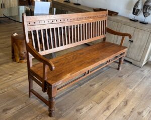 Reclaimed Teak Wood Bench