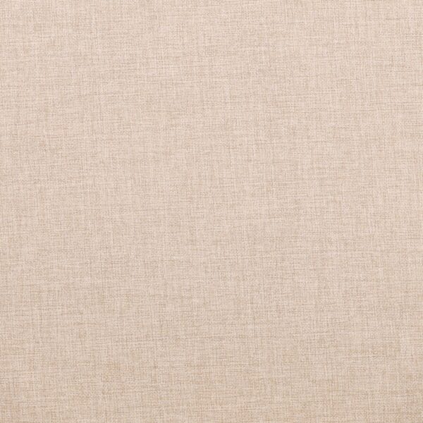Outdoor teak dining chair with performance fabric cushion, closeup