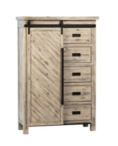 Chest of Drawers with Sliding Door