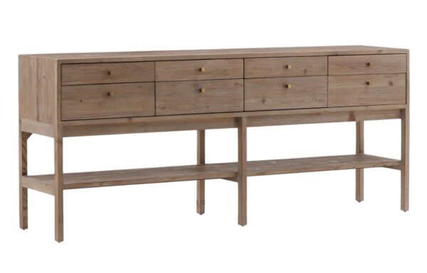 Modern console table with drawers