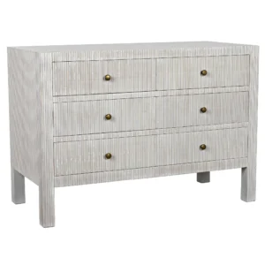 Conrad 6 Drawer Dresser, White Wash
