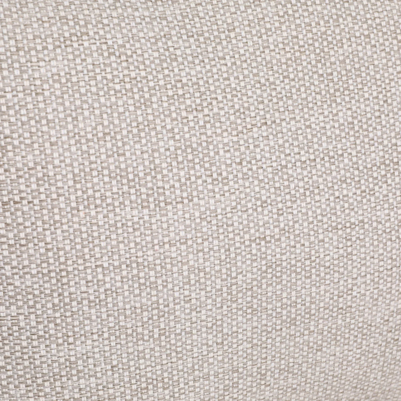 Solid teak club chair in natural wood finish with weather-resistant taupe cushions. Perfect for outdoor use, fabric detail