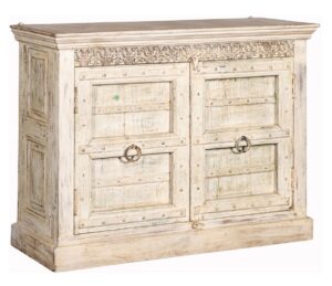 47″ Cabinet with Vintage Indian Doors