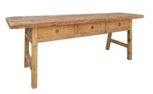 83″ Asian Style Console Table with Drawers