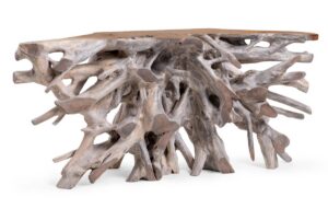 70″ Teak Root Console Table