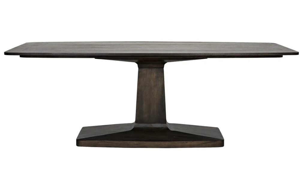 84″ Travis Table, Ebony Walnut