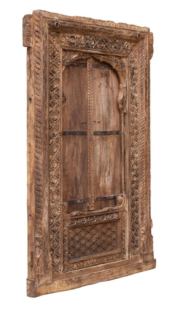 Vintage Indian teak doors.