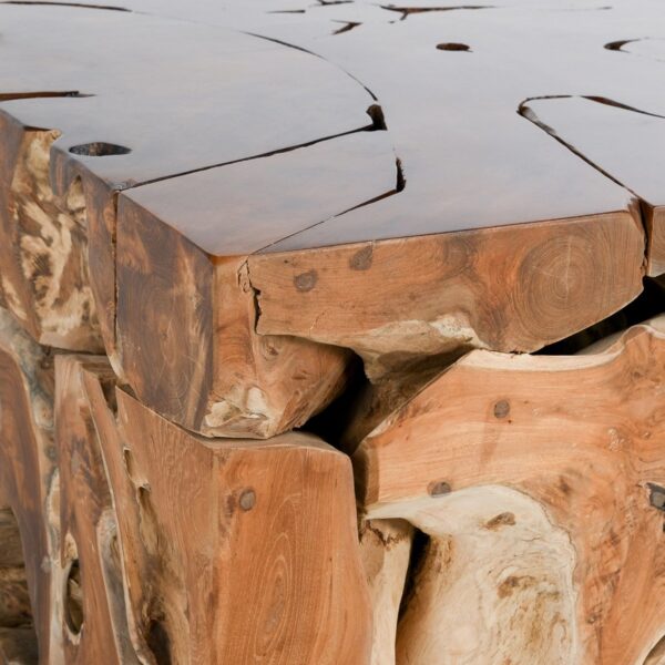 Square root coffee table, detail