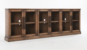 112″ Media Console with Mesh Doors