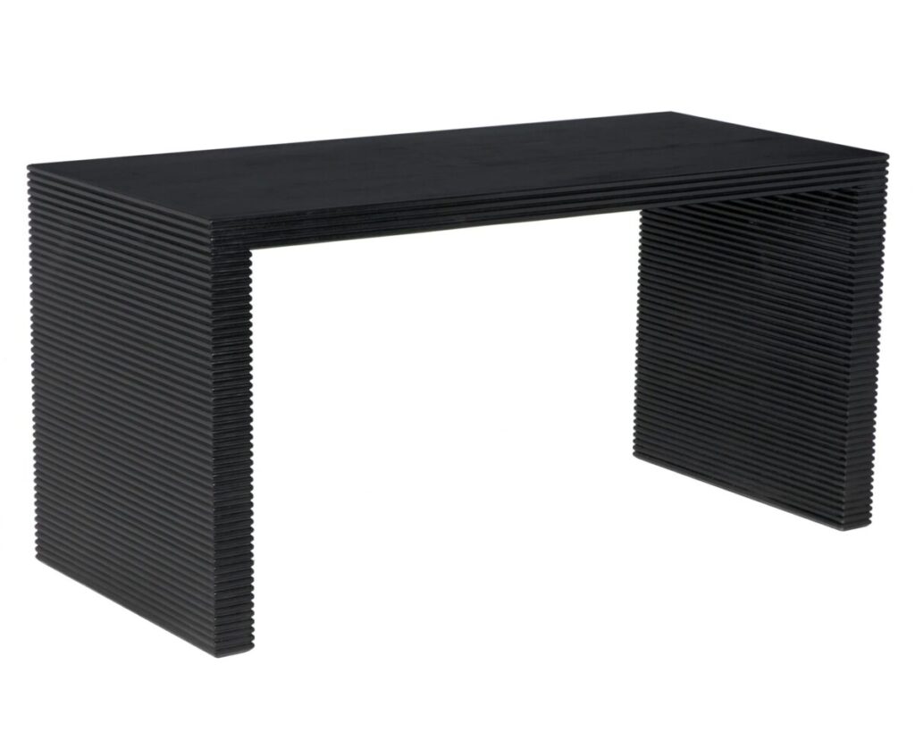 Manhattan Desk, Hand Rubbed Black