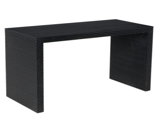 Black mahogany home desk by Noir