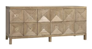 Quadrant 3 Door Sideboard, Washed Walnut