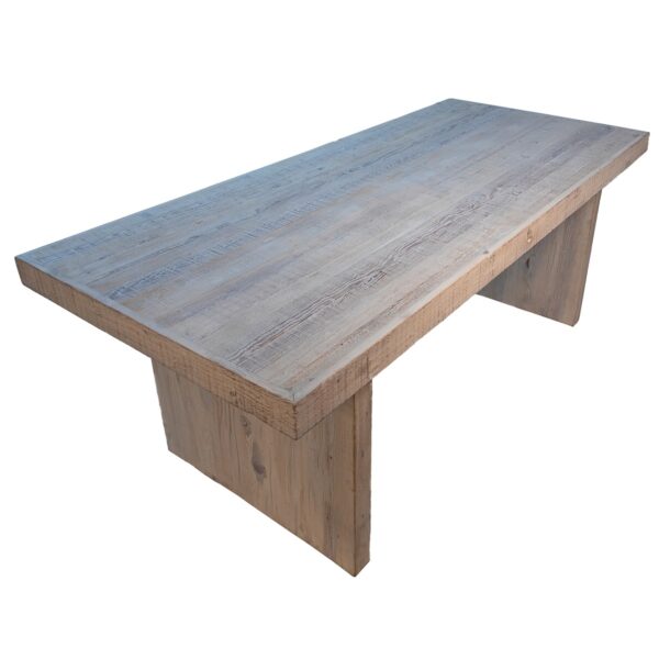 Natural pine dining table , top