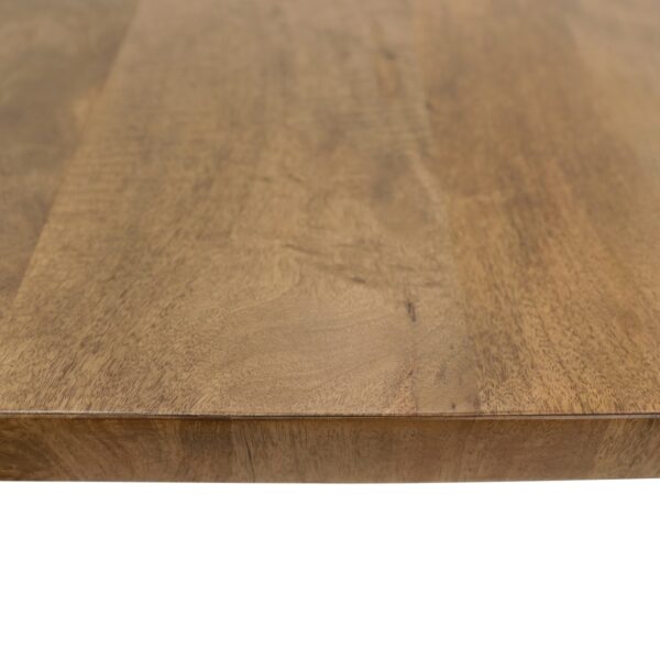 102" X base dining table, top