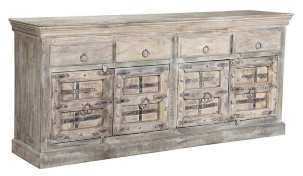 Large rustic sideboard with doors and drawers