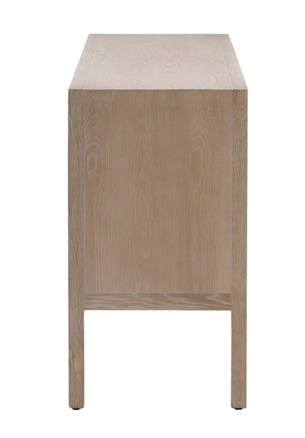 Light oak sideboard with doors and drawers, profile