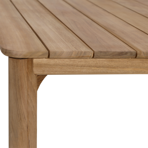 Large teak coffee table for outdoor, top