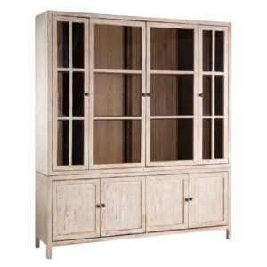 90”h Capistrano Cabinet with glass doors