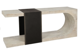 Danica Console Table in Aged Cream