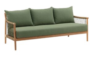 Tahoe Outdoor Sofa in Green Fabric