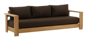 Naya Outdoor Sofa in Chocolate Fabric