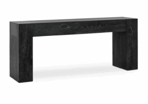 72″ Bristol Reclaimed Oak Console Table Black