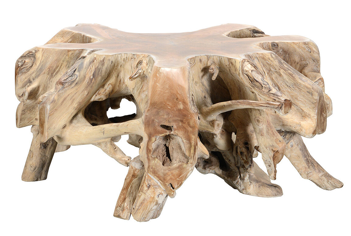 Root Coffee table finished in Matte natural Color