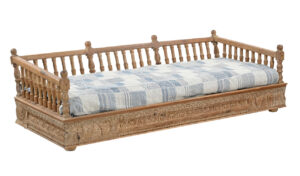 Antique Carved Daybed with Mattress